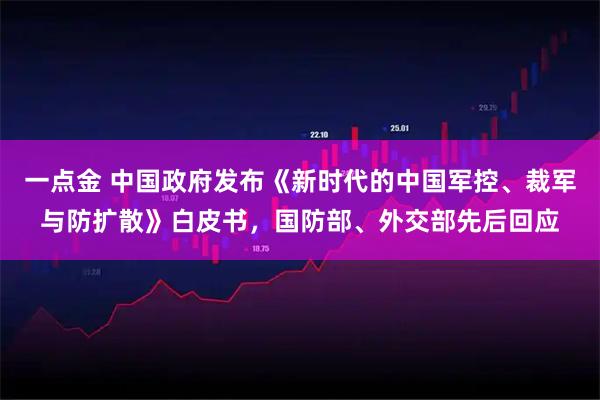 一点金 中国政府发布《新时代的中国军控、裁军与防扩散》白皮书，国防部、外交部先后回应