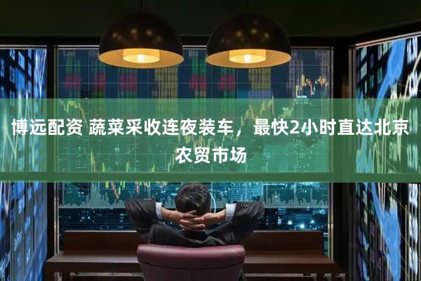博远配资 蔬菜采收连夜装车，最快2小时直达北京农贸市场