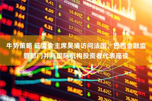 牛势策略 证监会主席吴清访问法国、巴西金融监管部门并与国际机构投资者代表座谈