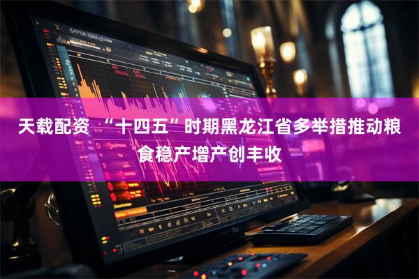 天载配资  “十四五”时期黑龙江省多举措推动粮食稳产增产创丰收