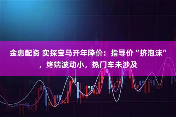 金惠配资 实探宝马开年降价：指导价“挤泡沫”，终端波动小，热门车未涉及